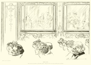 Illustration für Die soziale Leiter von Charles Dana Gibson