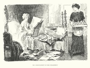 Die Ankündigung ihrer Verlobung von Charles Dana Gibson