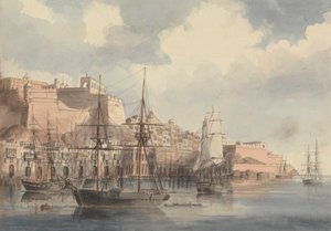 Blick auf Malta von Charles Dyce