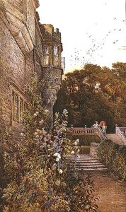 Auf der Terrasse, Haddon Hall von Charles Earle