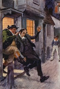 Illustration für Die Pickwickier von Charles Dickens von Charles Edmund (after) Brock