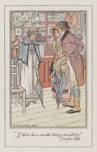 Illustration für Emma von Jane Austen von Charles Edmund Brock