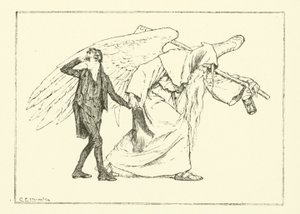 Illustration für Die Essays von Elia von Charles Lamb von Charles Edmund Brock
