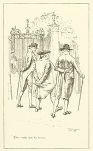 Illustration zu The Essays of Elia von Charles Lamb (Gravur) von Charles Edmund Brock