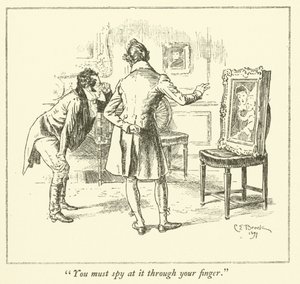 Illustration für Die Essays von Elia von Charles Lamb (Gravur) von Charles Edmund Brock