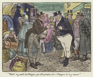 Illustration für die Pickwick-Papiere