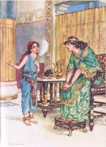 Illustration aus Durch die Bibel, veröffentlicht 1928 von Charles Edmund Brock