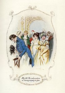 Sie fühlte die Unbeholfenheit, keine Gruppe zu haben, der sie sich anschließen konnte (Illustration)