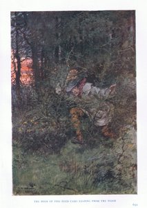 Der Täter sprang aus dem Wald von Charles Edmund Brock