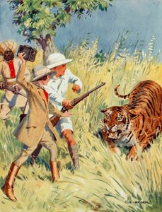 Tigerjagd in Indien, Szene aus Der andere Tiger