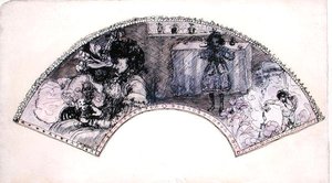Fandesign (Le Boudoir) von Charles Edward Conder