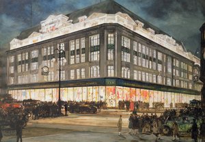 Das neue Gebäude, Bourne und Hollingsworth, Oxford Street