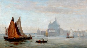 Kirche Santa Maria della Salute, Venedig, 1875 von Charles Edward Holloway