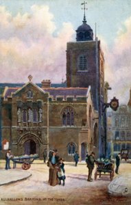 All-Hallows-by-the-Tower, London von Charles Edwin Flower