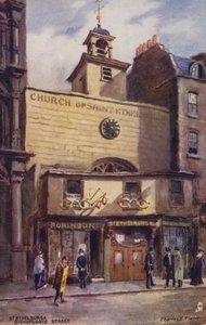 Kirche St. Ethelburga, Bishopsgate Street, London von Charles Edwin Flower