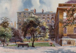 Der Garten von Nr. 10, Downing Street von Charles Edwin Flower
