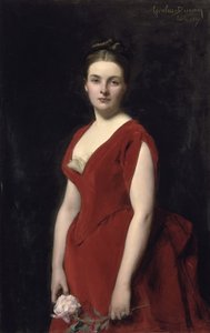 Porträt der Gräfin Anna Alexandrovna Obolenskaya von Charles Emile Auguste Carolus Duran