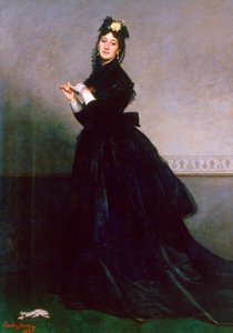Die Frau mit dem Handschuh, 1869