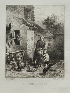 Eine Ecke des Hofes