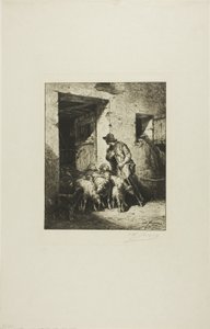 Die Schafe herauslassen