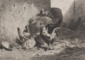 Hahn und Hennen, 1864