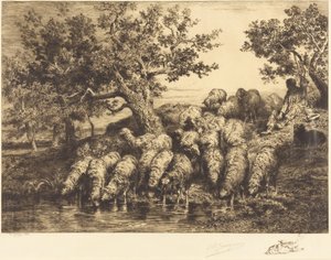  von Charles Emile Jacque