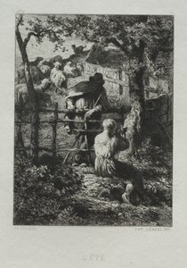 Sommertag von Charles Emile Jacque