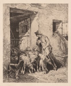 Der Herdenausgang La Sortie du Troupeau, 1876