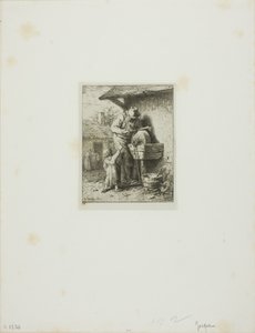 Der Messerschleifer von Charles Emile Jacque
