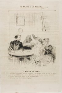 Der Arzt der Damen (Tafel 23) von Charles Emile Jacque