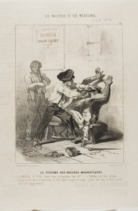 Die magnetische Pinsel-Methode (Platte 21) von Charles Emile Jacque
