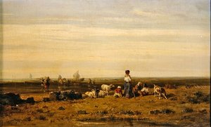 Halt am Meer von Charles Émile de Tournemine