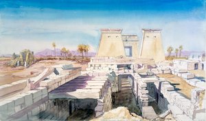 Karnak, Ägypten, 1863 von Charles Émile de Tournemine