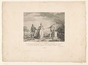 Rückkehr von Jacques Necker, 1788 von Charles Etienne Gaucher