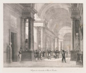 Einzug in Berlin, frühes 19. Jahrhundert von Charles Etienne Pierre Motte