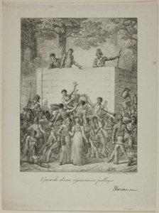 Öffentliche Freude von Charles Etienne Pierre Motte