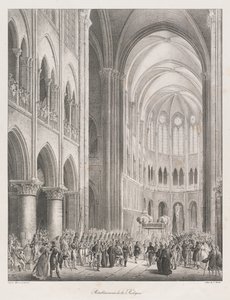 Wiederherstellung der Kirche, frühes 19. Jahrhundert von Charles Etienne Pierre Motte