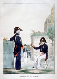 Uniform der Invaliden, Frankreich, 1823