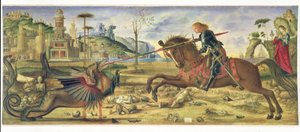 Nach Carpaccio - St. Georg und der Drache, 1885
