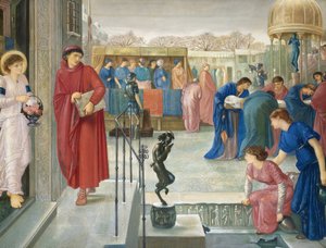 Der heilige Theophilus und der Engel