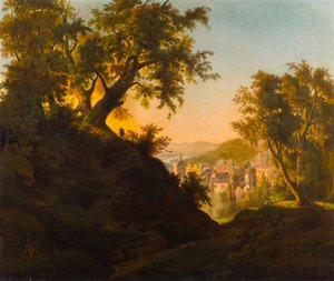 Das Schloss von Heidelberg von Charles Ferdinand Wimar