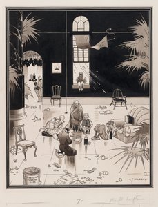Clubleben in Amerika, die Picknicker, vor 1933 von Charles Forbell