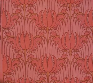 Tapete entworfen von Voysey, viktorianisch