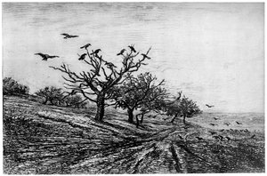 Arbre à Corbeaux, 1840-1875, 1924 von Charles Francois Daubigny
