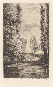 Fähre (Le Bac) von Charles Francois Daubigny