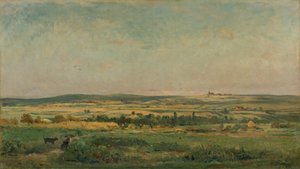 Getreideernte von Charles Francois Daubigny
