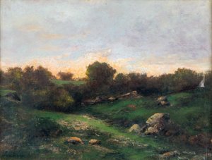 Landschaft bei Barbizon, erste Hälfte des 19. Jahrhunderts