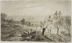 Sonnenaufgang von Charles Francois Daubigny