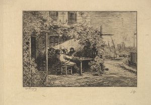 Das Abschiedsfrühstück in Asnières