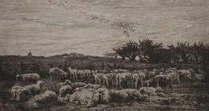 Der große Schafstall, 1860